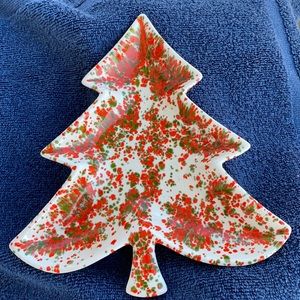 Ceramic Tree Hand Painted Candy/Nut Dish Vintage